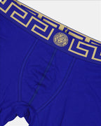 Calças Boxer Medusa Versace Azul Homme