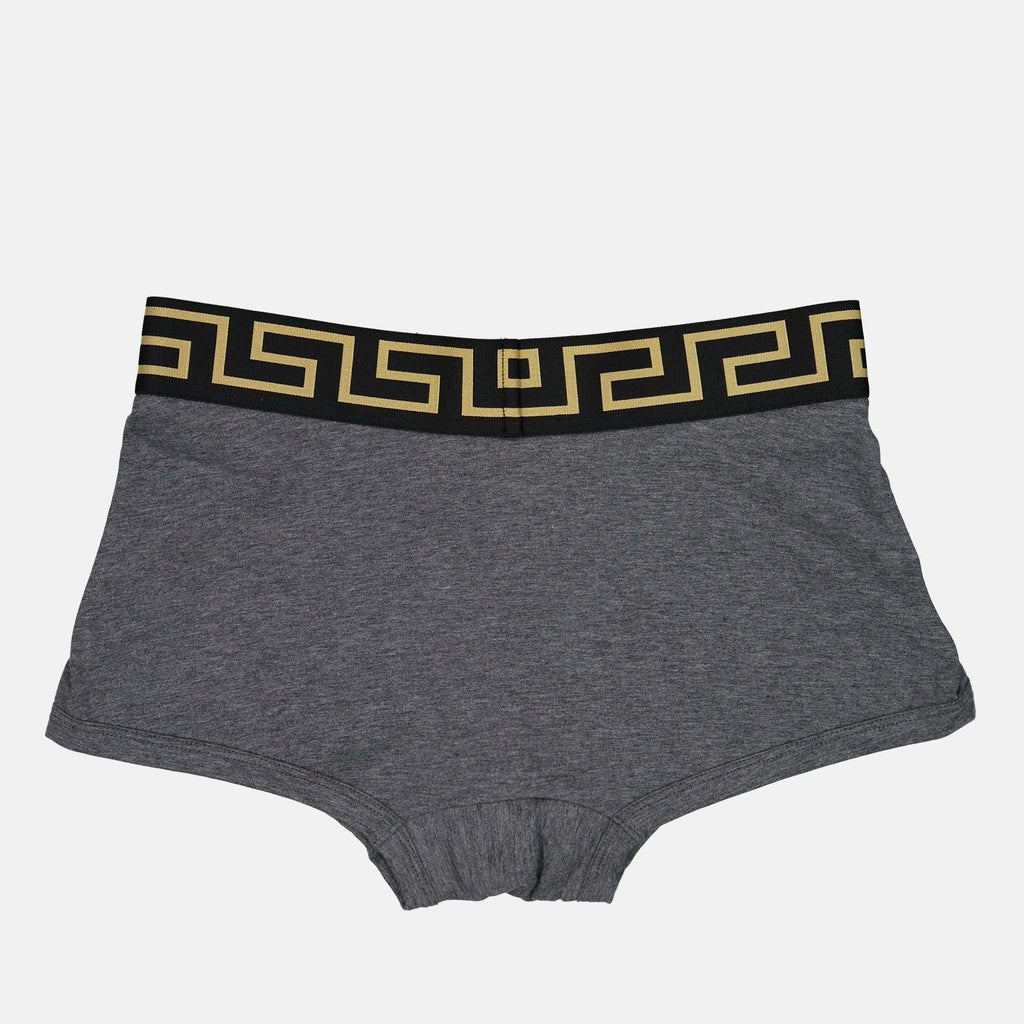 Roupa íntima e homewear Boxer Medusa Greca Versace Cinza Homme