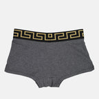 Roupa íntima e homewear Boxer Medusa Greca Versace Cinza Homme