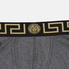 Roupa íntima e homewear Boxer Medusa Greca Versace Cinza Homme