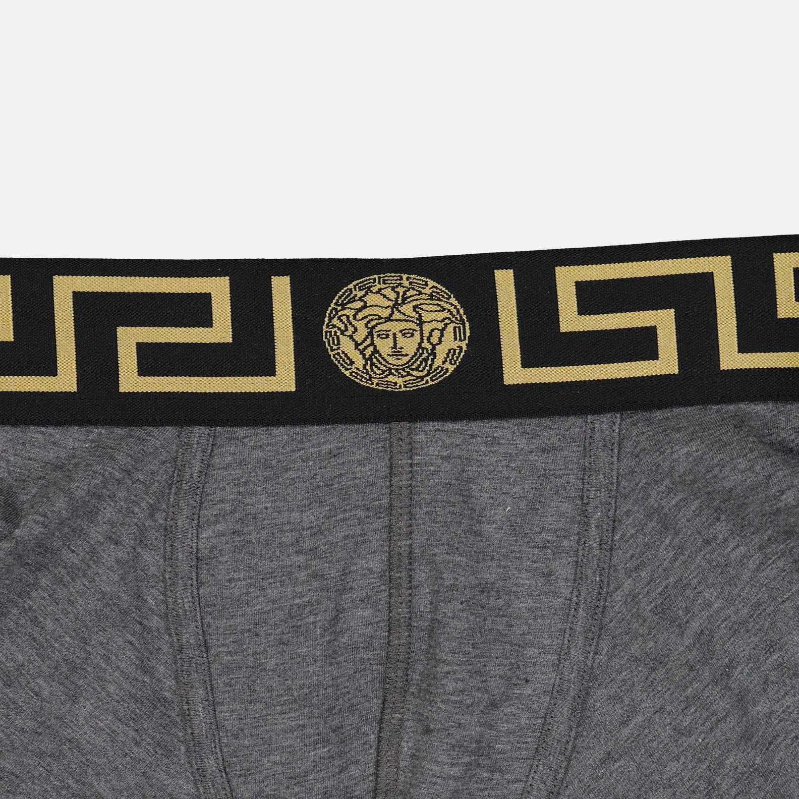 Roupa íntima e homewear Boxer Medusa Greca Versace Cinza Homme