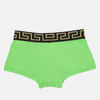 Roupa íntima e homewear Boxer Medusa Greca Versace Verde Homme