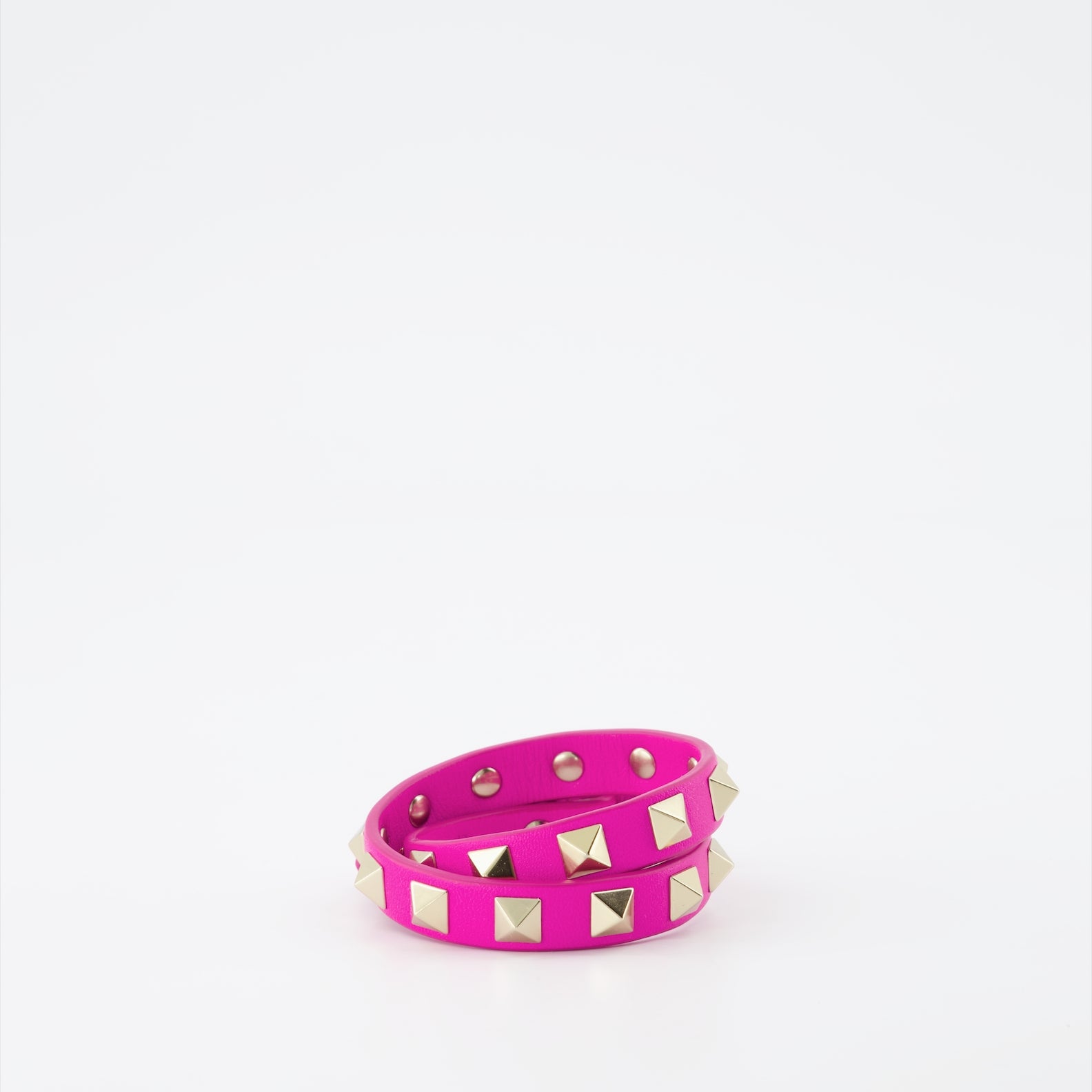 Joias Bracelet double Rockstud Valentino Garavani Rosa Femme