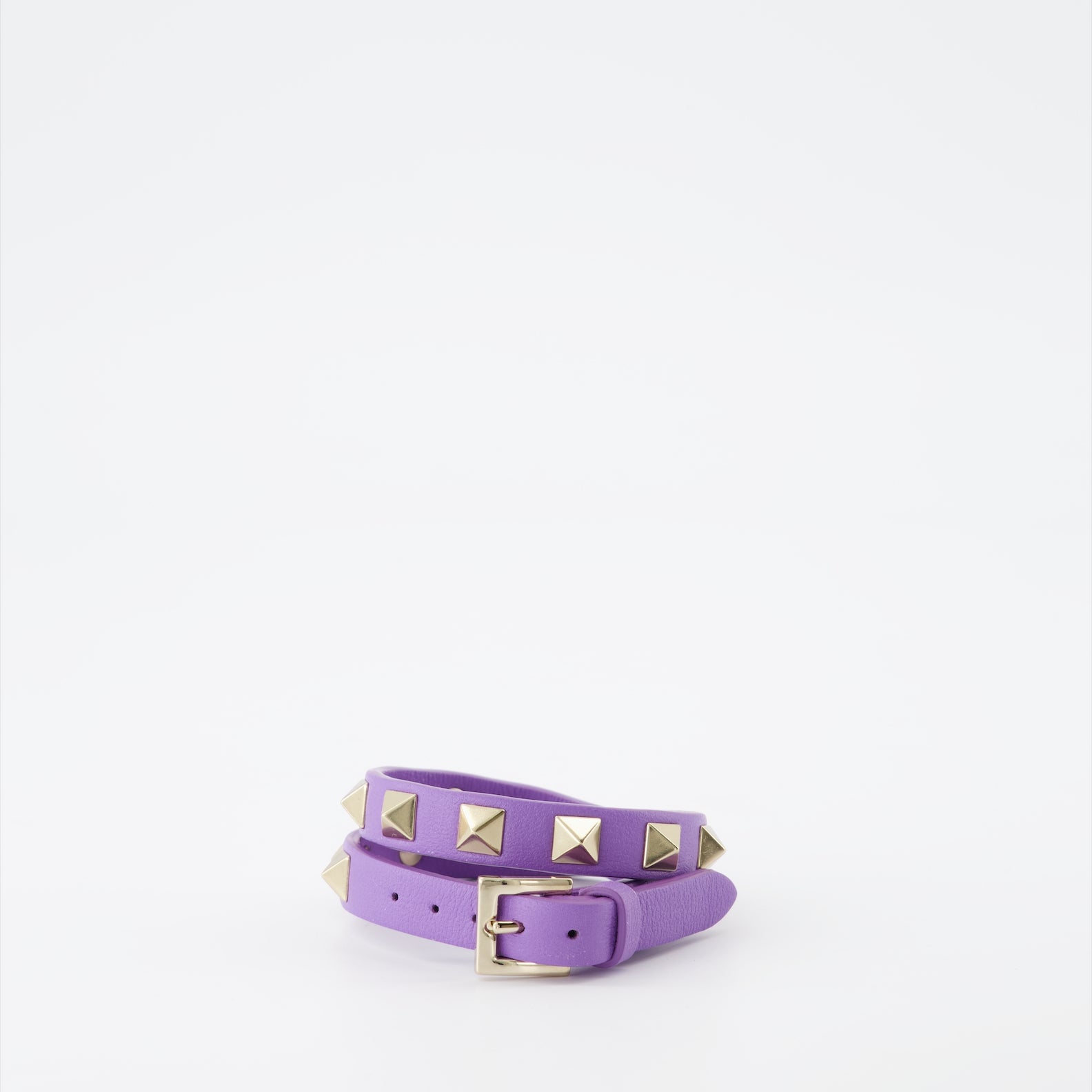Joias Bracelet double Rockstud Valentino Garavani Roxo Femme