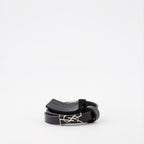 Bijoux Bracelet double YSL Opyum Saint Laurent Noir Homme