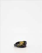 Bijoux Bracelet double YSL Opyum Saint Laurent Noir Homme