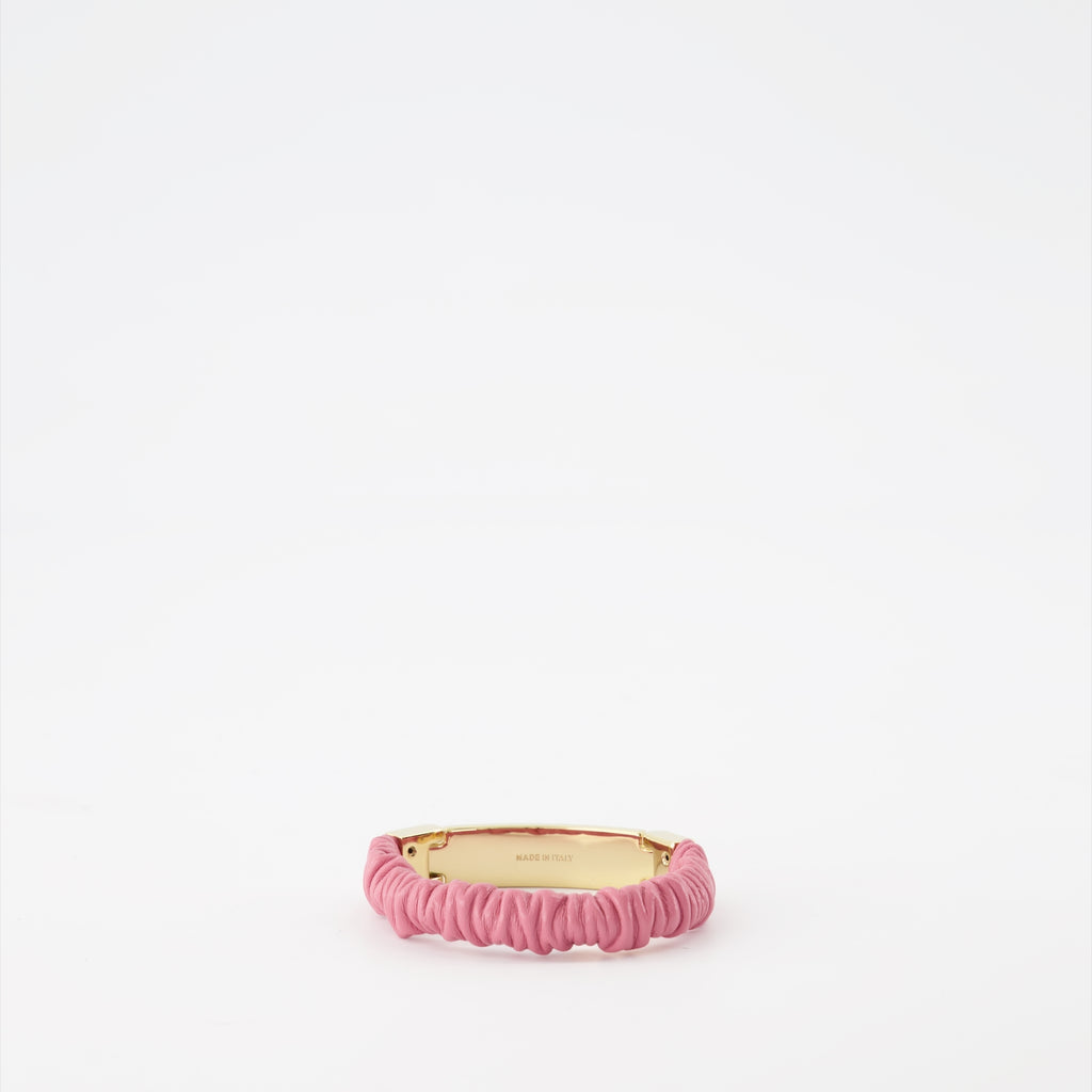 Joias Bracelet en cuir nappa Miu Miu Rosa Femme