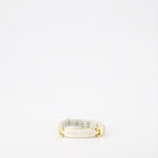 Joias Bracelet en cuir nappa Miu Miu Branco Femme