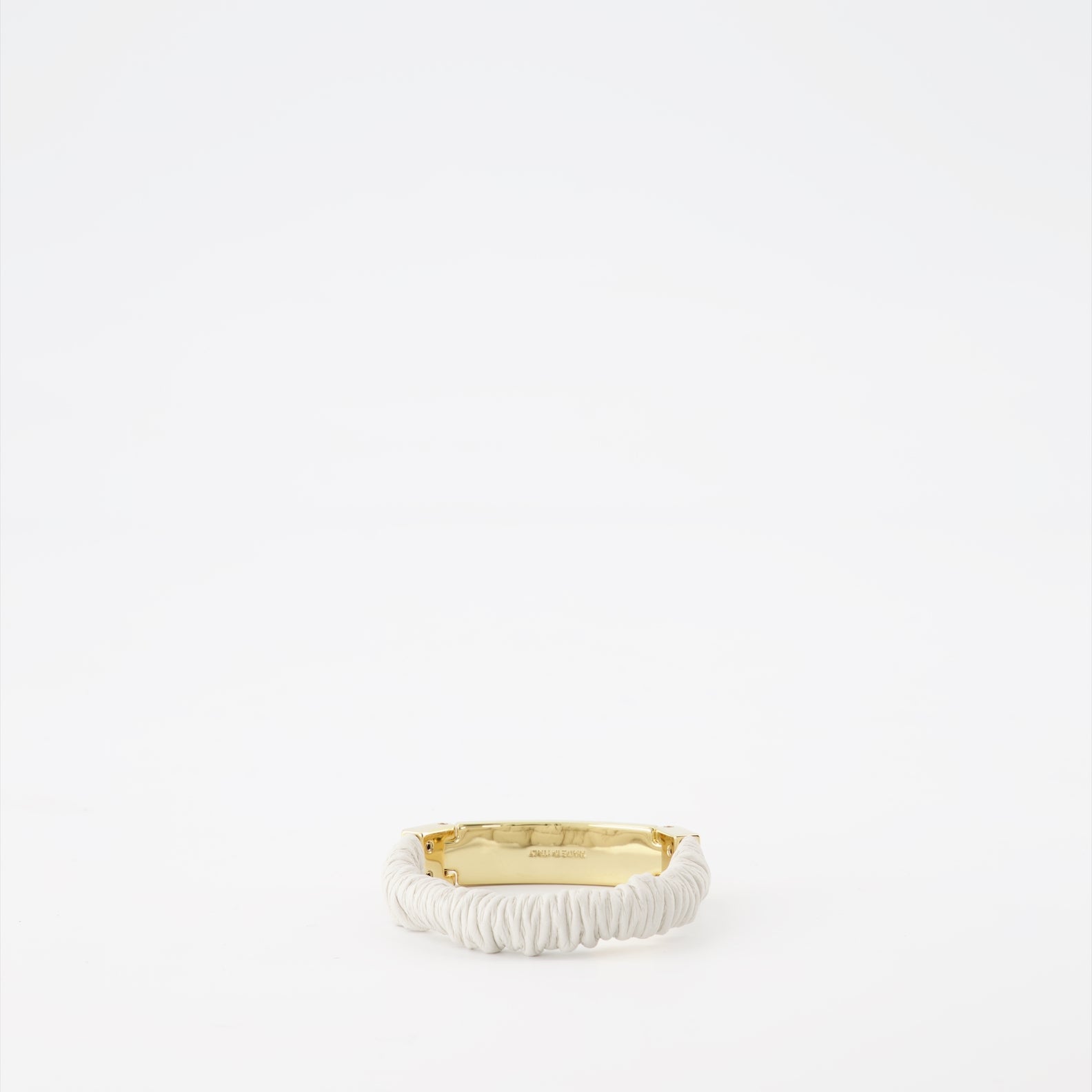 Joias Bracelet en cuir nappa Miu Miu Branco Femme