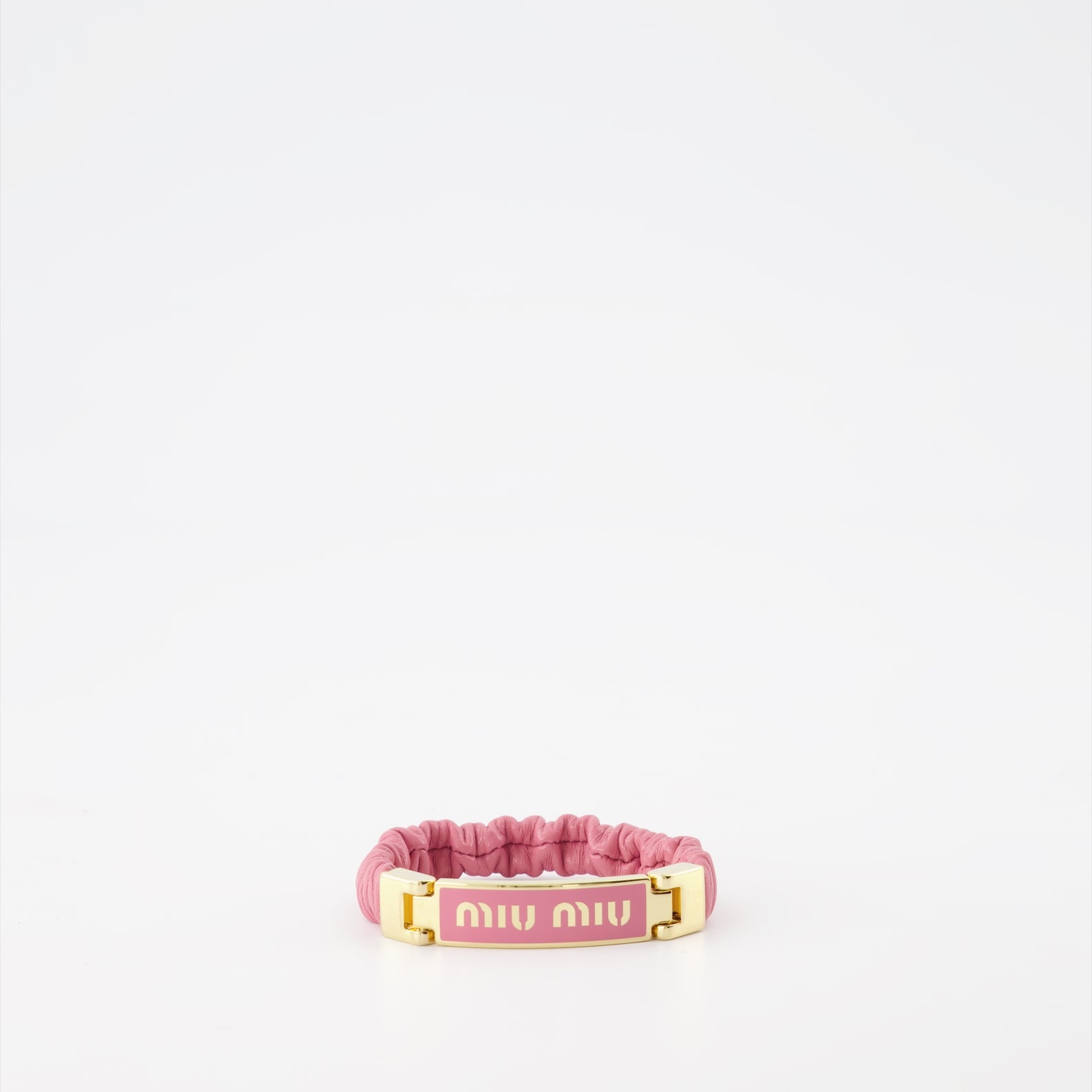 Joias Bracelet en cuir nappa Miu Miu Rosa Femme