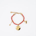 Joias Bracelet en perles Medusa Versace Vermelho Unissex