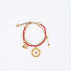 Joias Bracelet en perles Medusa Versace Vermelho Unissex