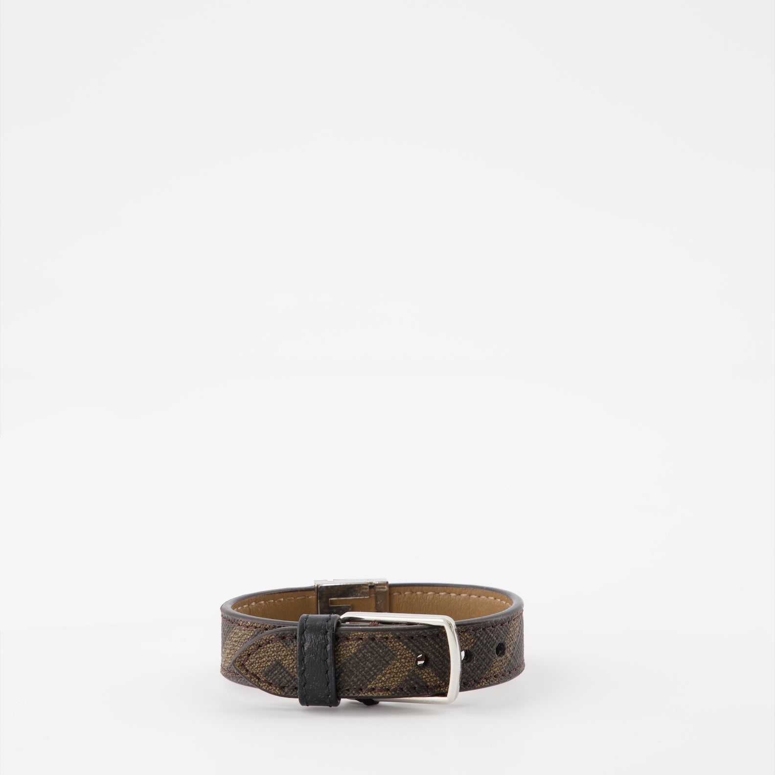 Bijoux Bracelet FF Fendi Marron Homme