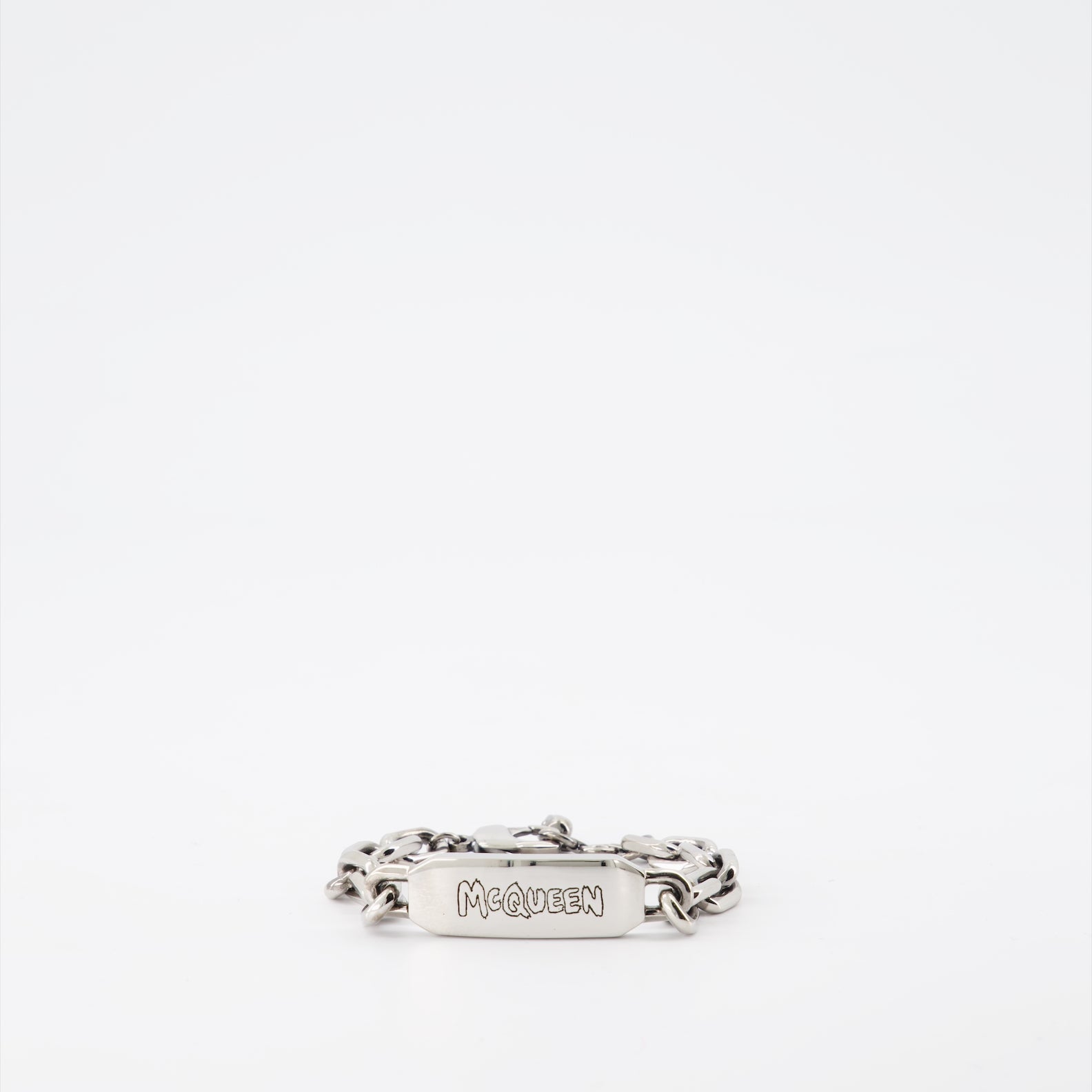 Joias Bracelet Graffiti Alexander McQueen Prata Homme