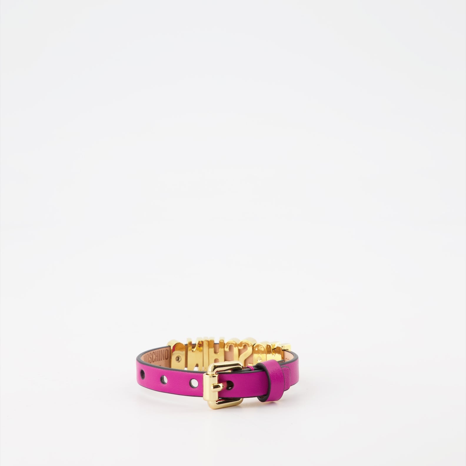 Joias Bracelet laminé Crystal Lettering Moschino Roxo Femme