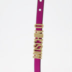 Joias Bracelet laminé Crystal Lettering Moschino Roxo Femme