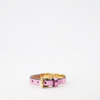 Jewelry Leather bracelet Moschino Pink Women