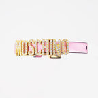 Jewelry Leather bracelet Moschino Pink Women