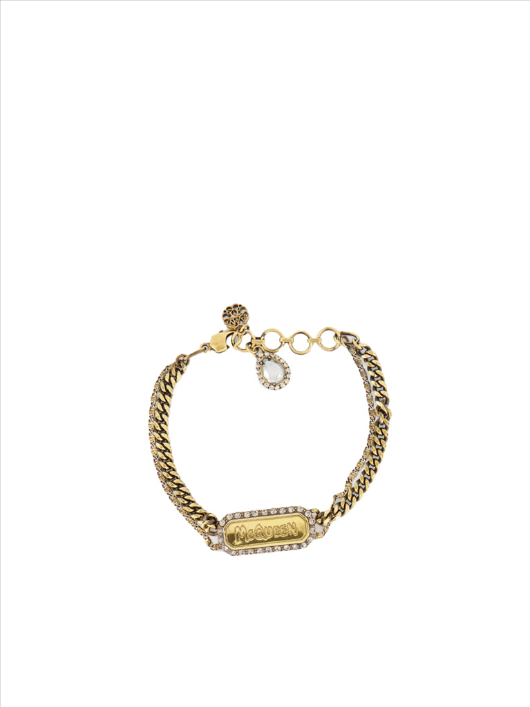 Joias Bracelet McQueen Graffiti Alexander McQueen Ouro Femme