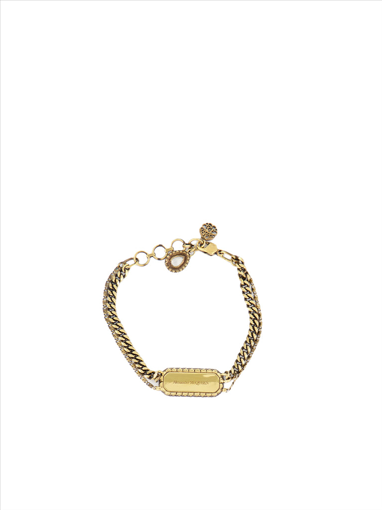 Joias Bracelet McQueen Graffiti Alexander McQueen Ouro Femme