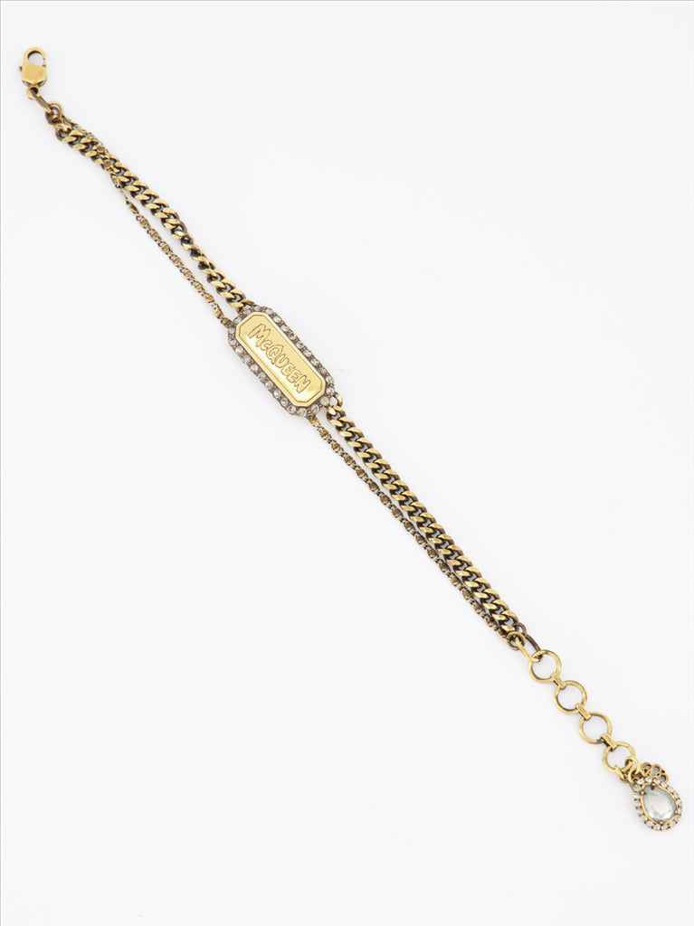 Joias Bracelet McQueen Graffiti Alexander McQueen Ouro Femme