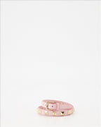 Schmuck Bracelet Rockstud double Valentino Garavani Rosa Femme
