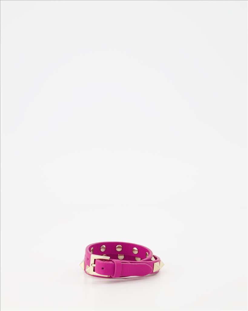 Jewelry Double Rockstud Bracelet Valentino Garavani Pink Women