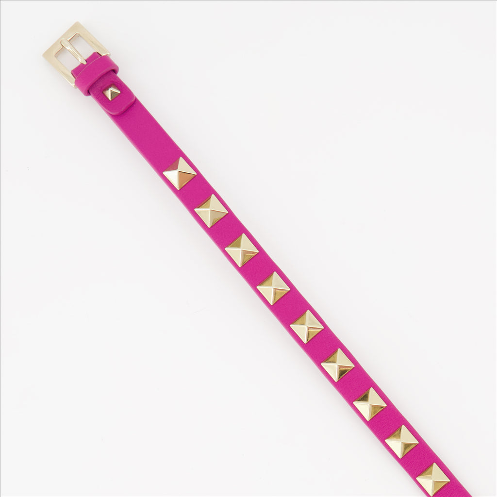 Jewelry Double Rockstud Bracelet Valentino Garavani Pink Women