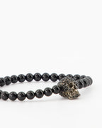 Joias Bracelet Skull Alexander McQueen Preto Homme