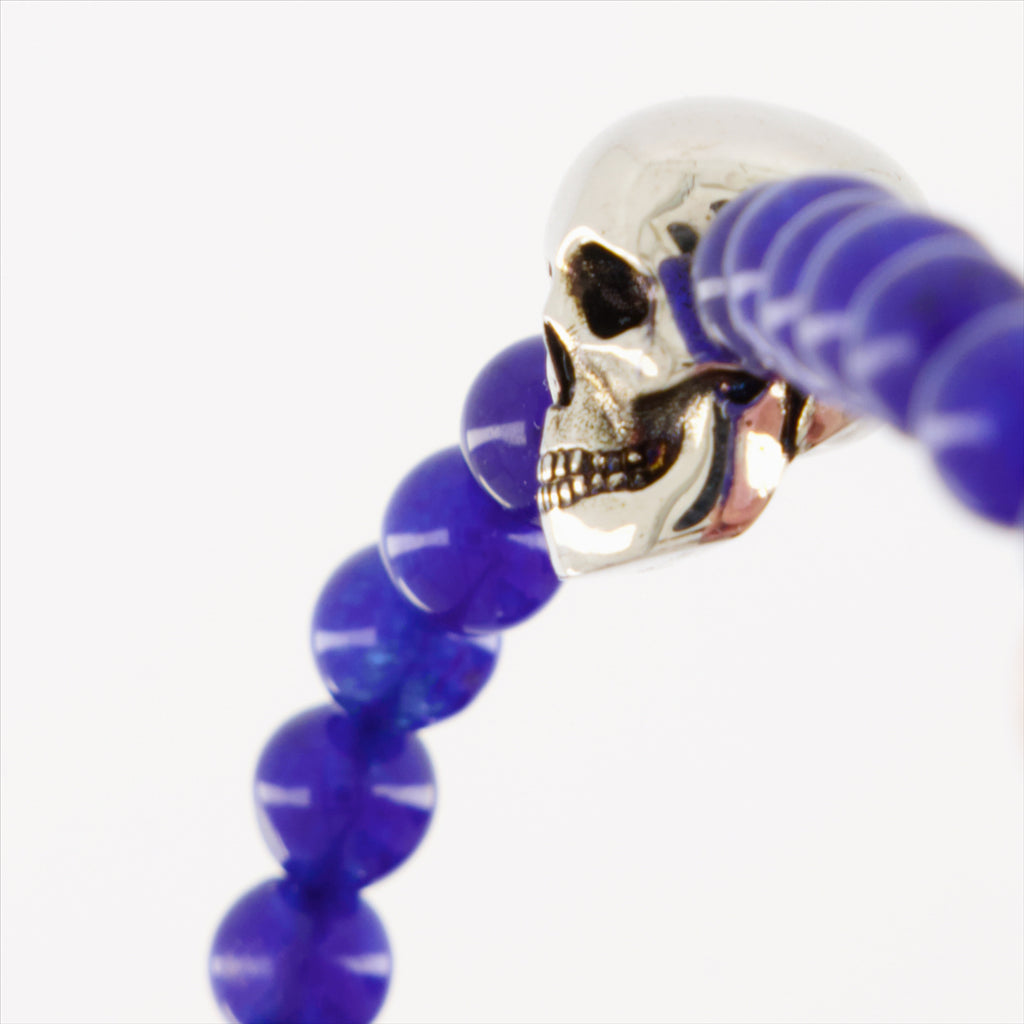 Jewelry Skull Bracelet Alexander McQueen Blue Man