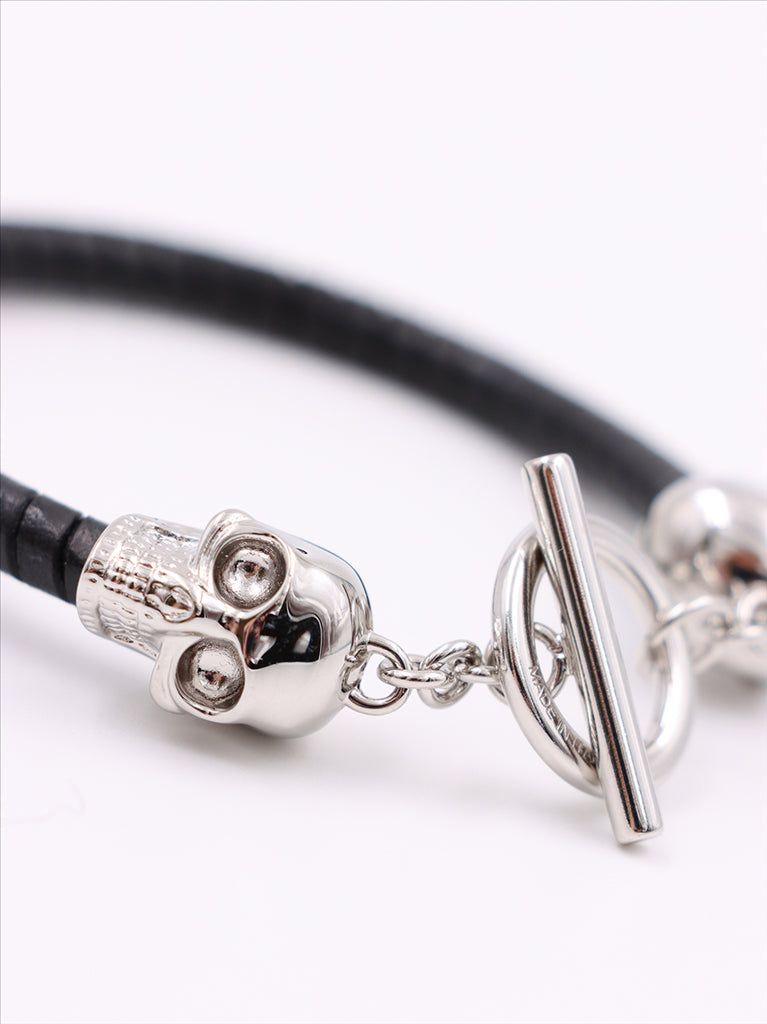 Jewelry Skull Bracelet Alexander McQueen Black Man