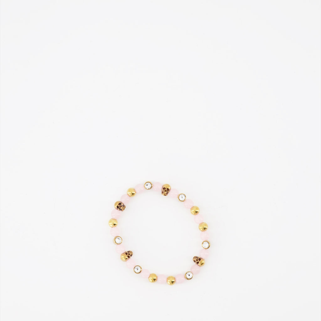 Joias Bracelet Skull Alexander McQueen Ouro Femme
