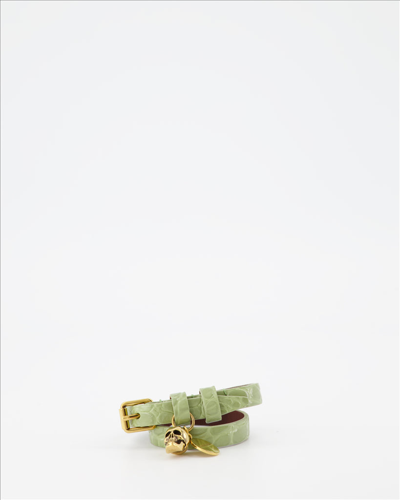 Joias Bracelet Skull Alexander McQueen Verde Femme