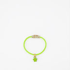 Jewelry Medusa braided bracelet Versace Green Women