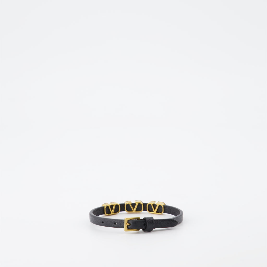 Joias Bracelet VLogo Valentino Garavani Preto Femme
