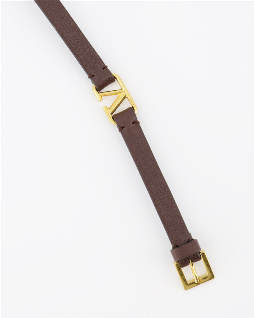 Bijoux Bracelet VLogo Valentino Garavani Marron Femme