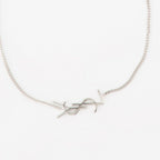 Joias Bracelet YSL Saint Laurent Prata Homme