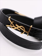 Joias Bracelet YSL Opyum Saint Laurent Preto Homme