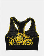 Tops Brassière Barocco Versace Amarelo Femme