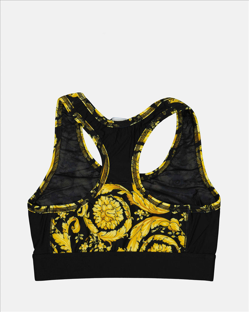 Tops Brassière Barocco Versace Amarelo Femme