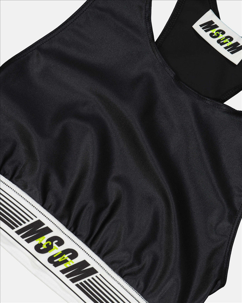 Tops Brassière de sport MSGM Noir Femme