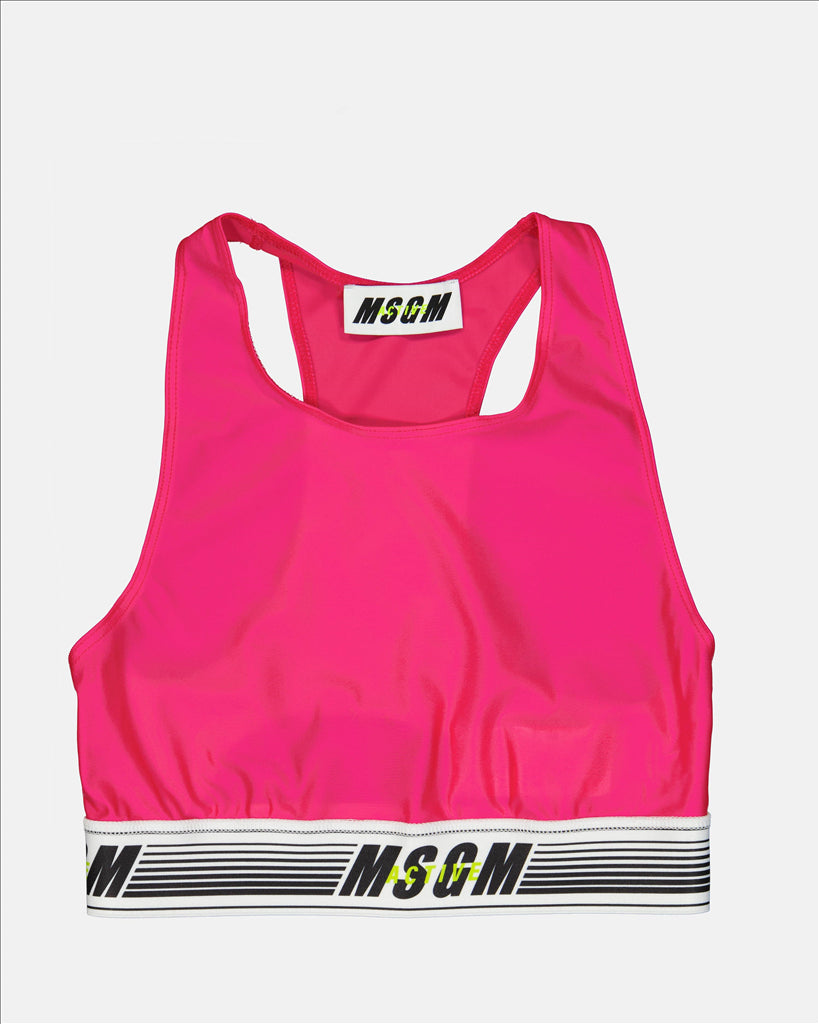 Tops Sports Bra MSGM Pink Women