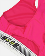 Tops Brassière de sport MSGM Rose Femme