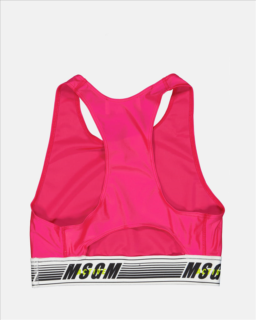Tops Sports Bra MSGM Pink Women