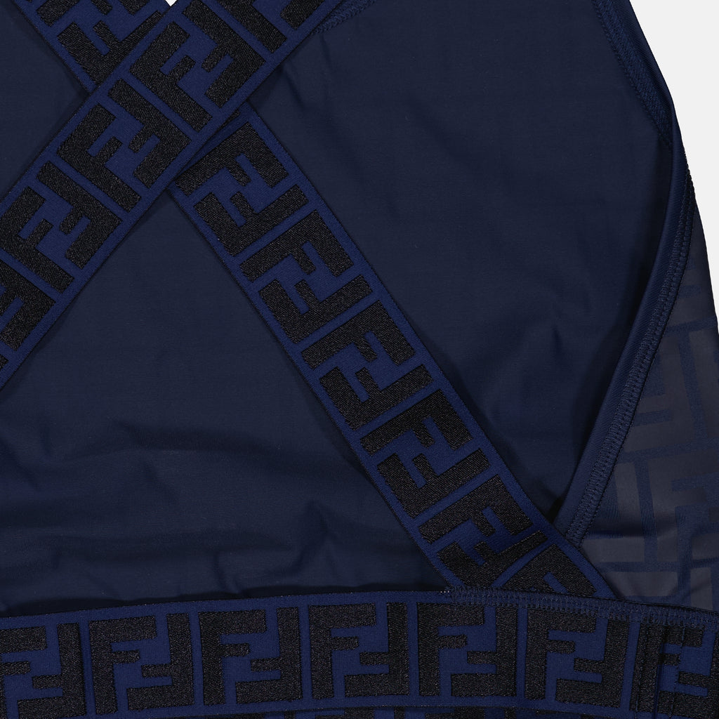 Tops Fendirama bra Fendi Blue Women