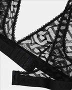 Roupa íntima e homewear Brassière Greca Signature Versace Preto Femme