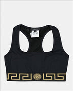 Tops Medusa Greca bra Versace Black Women