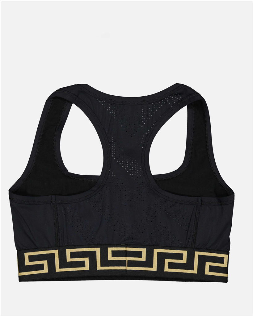 Tops Medusa Greca bra Versace Black Women