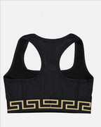 Tops Medusa Greca bra Versace Black Women