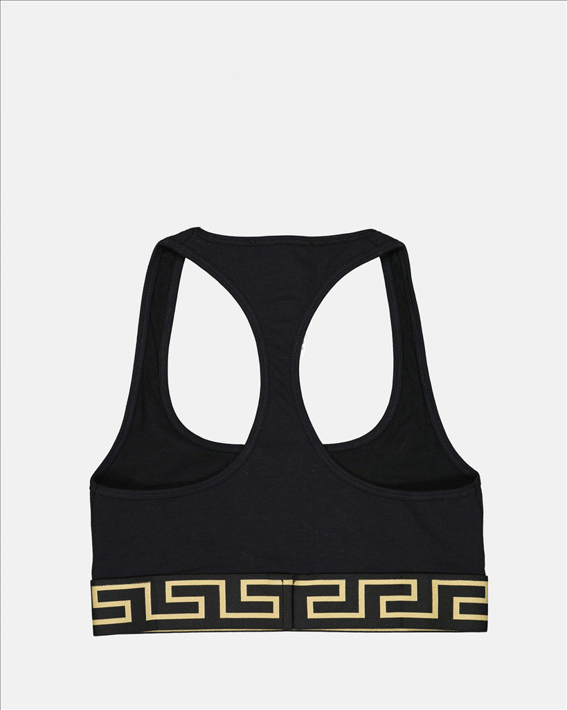 Roupa íntima e homewear Brassière Medusa Greca Versace Preto Femme